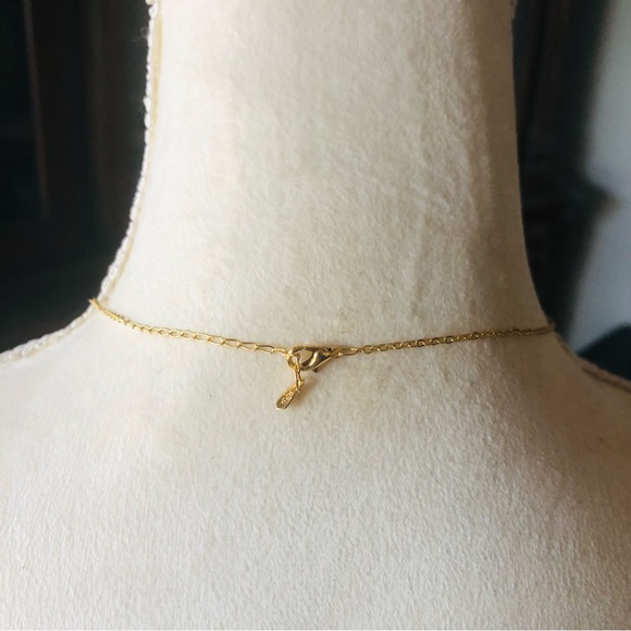 Elegant pink cabochon mini pearl crystal accent pendant on chain necklace - Picture 14 of 16